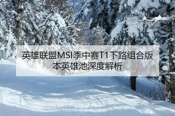英雄联盟MSI季中赛T1下路组合版本英雄池深度解析