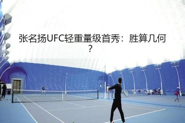 张名扬UFC轻重量级首秀：胜算几何？